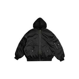 B37/特P158控208冬季加厚假两件设计感棉衣外套高档宽松皮料棉服2图片