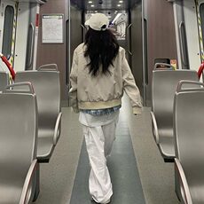 网络图现货格子双面穿拼接翻领夹克男装潮牌宽松休闲RY6633-P80，男装夹克，星座1005-4