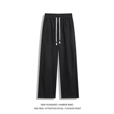 抖音品质美式复古斜切设计百搭阔腿工装裤B315-K25365-特p40控78，男装休闲裤，电商B315