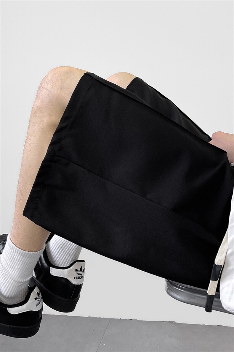 8XL-M特大码中性松紧腰休闲冰丝西装短裤五分裤百搭凉DK1531P28,男装牛仔裤,电商D206-1