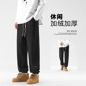 2026新款男士裤子加绒加厚直筒宽松休闲裤K922-特批-32加绒特批42图片