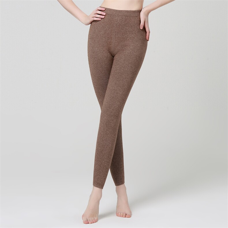 高品质加厚羊毛保暖裤显瘦修身舒适百搭冬季必备，女装打底裤，金牧歌羊绒裤