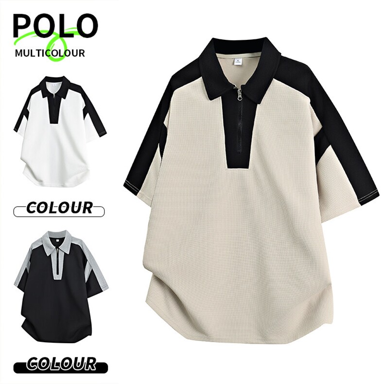 加大210斤可穿夏季新款休闲短袖T恤男宽松百搭POLO打底衫上衣,男装Polo衫,星座1206（原A206）