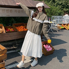 美式复古甜酷风蕾丝拼接暗扣工装外套女2025春款休闲棒球服夹克，女装短外套，蝶眷