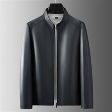 D66MJ21065海宁皮衣男绵羊皮夹克外套韩版修身商务男装P830，男装皮衣，电商B360
