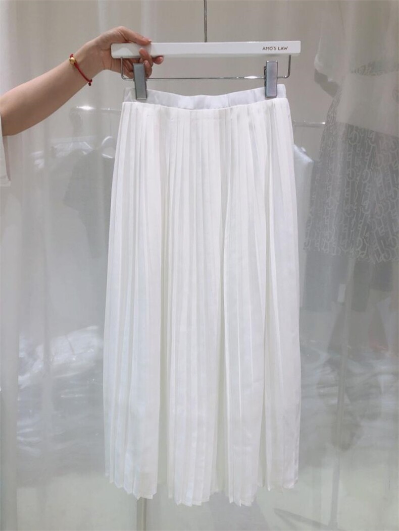 百褶半裙，女装半身裙，AMO