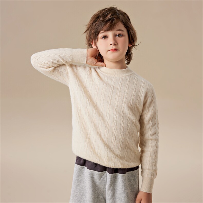 春秋冬男女通用14岁以上保暖，童装儿童羊绒衫，六一童装