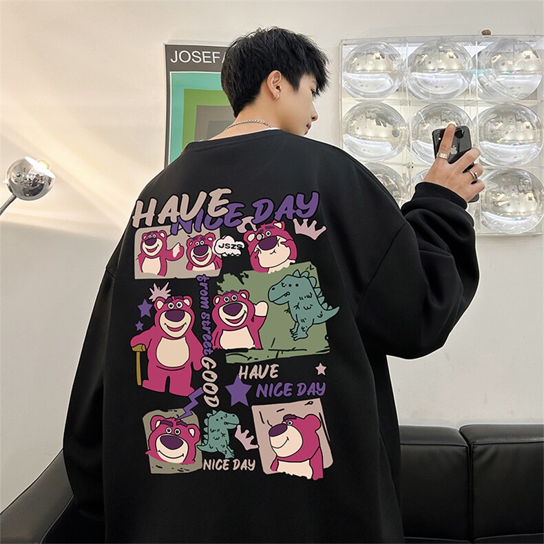 抖音得物供货 可提供视频 2024春季新款重磅美式卫衣DY5597图片