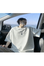 2026美式重磅冰感字母刺绣短袖T桖春夏DX2602特P28控59，男装T恤，电商B208