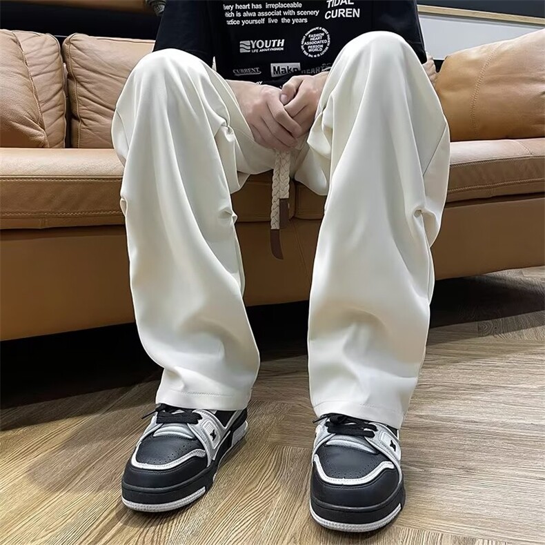 欧美高街vibe风痞帅小众牛仔裤男ins潮牌宽松直筒长裤BK6099-P40,男装休闲裤,星座1008