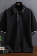 25069-P50夏季时尚休闲T恤男POLO衫港风宽松翻领短袖T恤简约潮牌，男装Polo衫，电商D310B