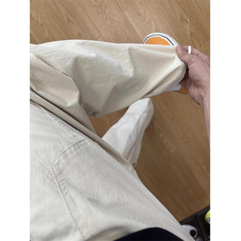 弯刀伐木工装裤男潮牌宽松哈伦裤子高级感夏季薄款休闲 X12图片