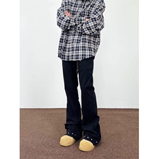 1506/G66230/P55新款宽松休闲裤男韩版潮流百搭裤子拖地长裤，男装休闲裤，星座1506A