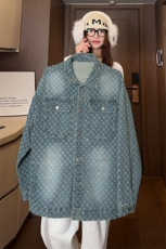 特批P60无差价25春新美式提花多口袋牛仔服夹克中性风外套NJ150，男装夹克，电商A001-1
