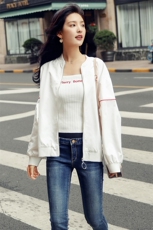 法国ASW高级感小香风外套女秋冬ins时尚棒球服小个子短款夹克上衣，商品下架区，帛香坊