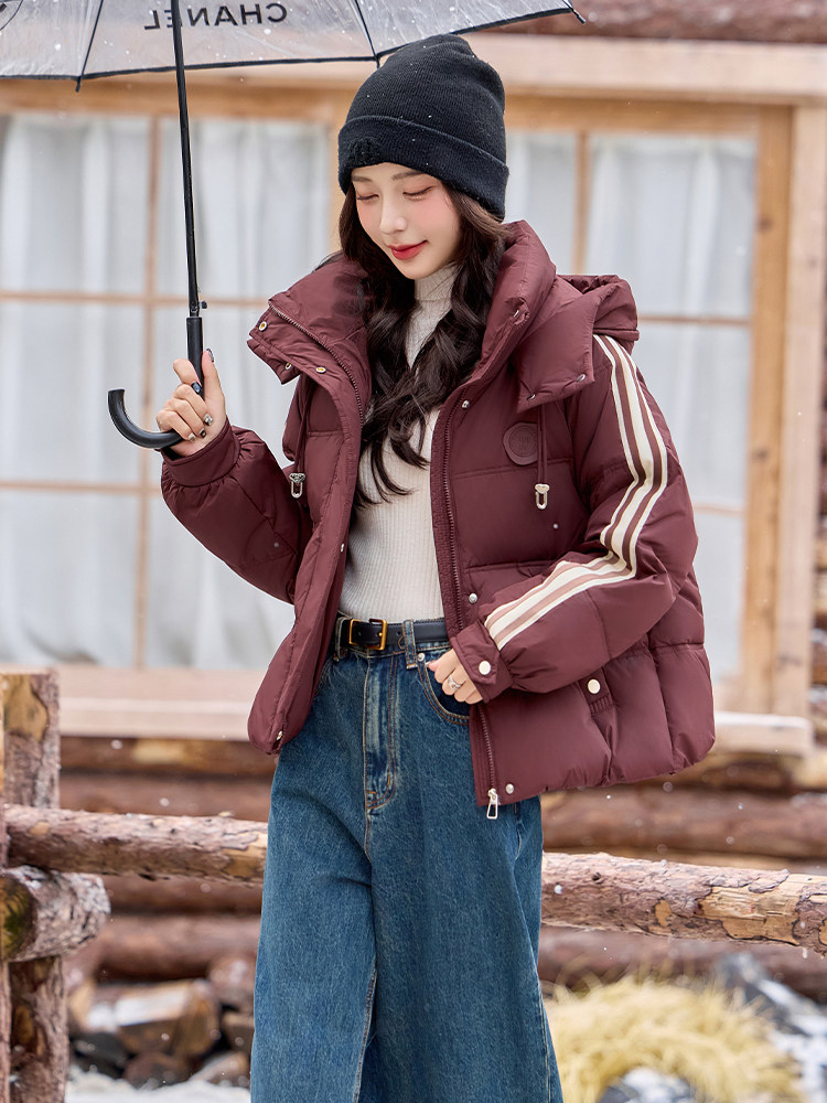 短款羽绒服女款2025新款冬季小个子品牌时尚洋气高端百搭轻薄外套,女装羽绒服,悠米