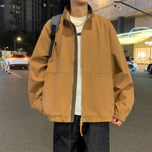美式复古立领外套男士秋季新款休闲夹克JK02568-P86图片