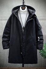 男士羽绒服2020冬季新款潮牌中长款外套DS581T，男装羽绒服，电商A102