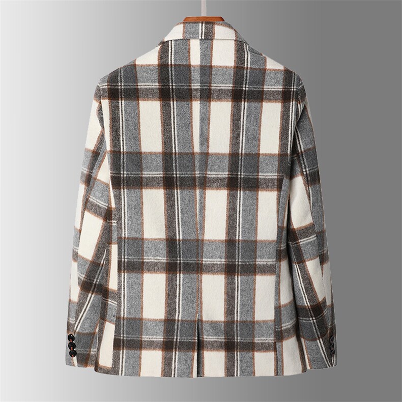 春秋薄款时尚西装韩版便服单西格子男装外套潮电商A056-9970P95,男装西服套装,电商A056