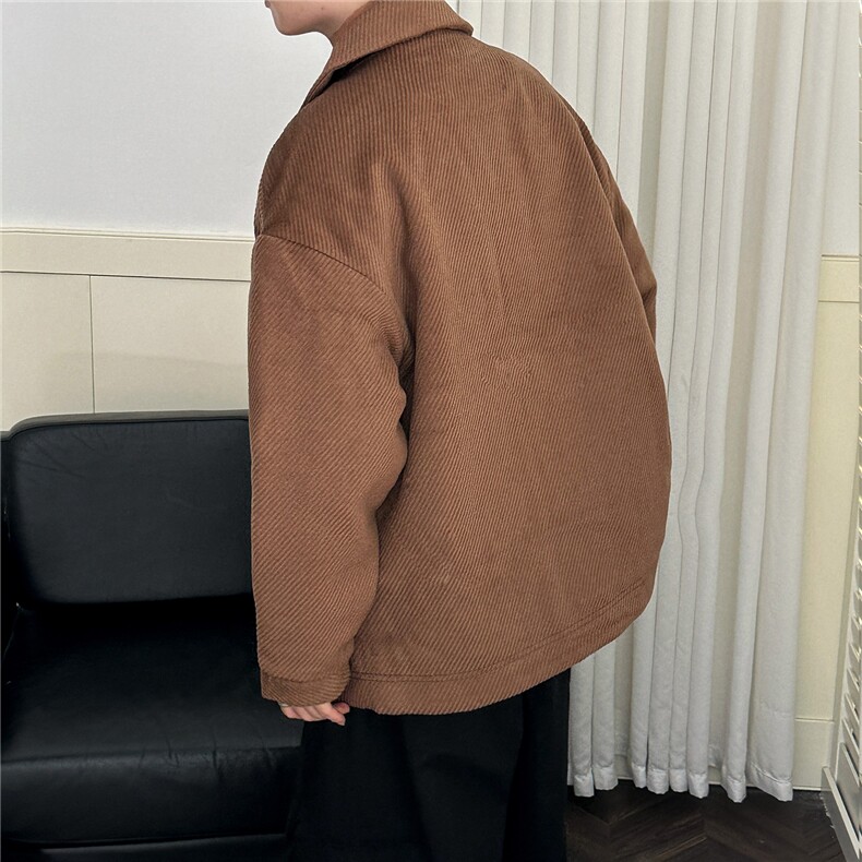 现货%羊毛-加厚羊毛呢大衣外套宽松休闲保暖夹克冬季-A131-105,男装夹克,电商A351