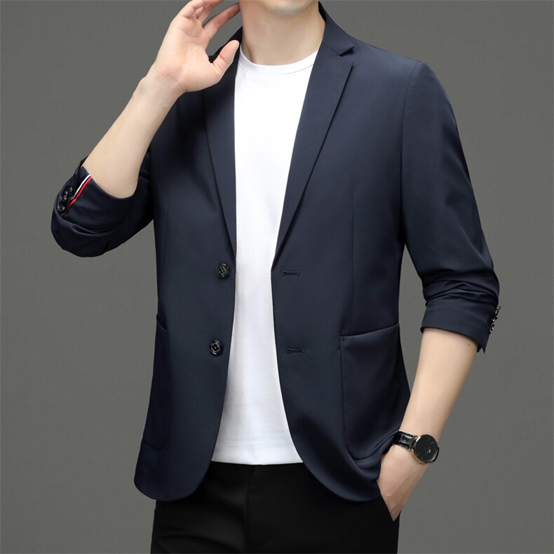 6018-102春秋款男士西服外套薄款商务休闲男装P185,男装西服,电商B360