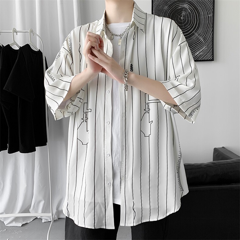 t恤短袖潮牌百搭夏季宽松2024新款潮流衣服帅气A161-2-CT507-P45,男装T恤,电商A161-2