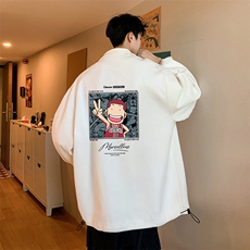 麂皮绒夹克男大码立领褂子外套JK85392-P68加绒款-P78，男装夹克，电商A040