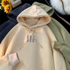 现货！重磅大码M-4XL得物品质加厚连帽卫衣RH6214--特P35，男装卫衣，星座610B-1