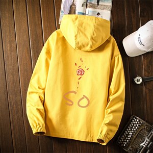 电商DSA028-7731 新款印花港风连帽领夹克休闲外套男图片