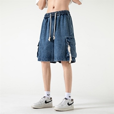 直播品质港风薄款男士五分休闲简单时尚潮流运动短裤XD22903-P45，男装休闲裤，电商A042