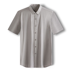 J369钱塘2020-1常年款夏季短袖衬衫商务休闲精品P83，男装衬衫，钱塘207-1