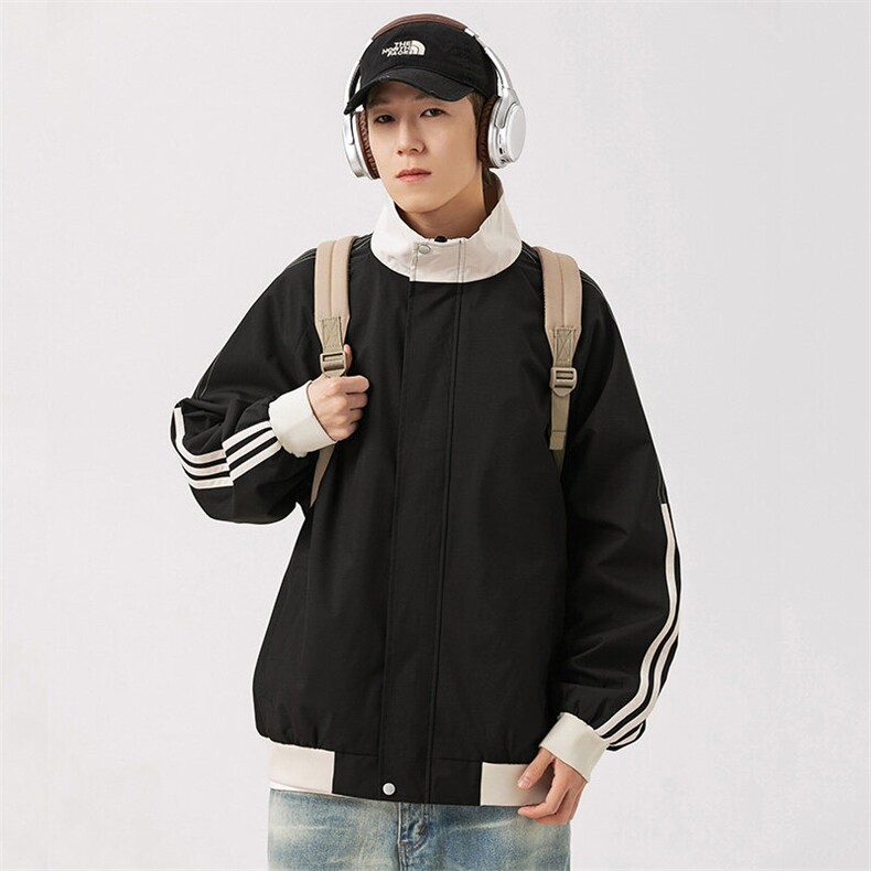 秋季立领夹克男冲锋衣外套DSA157B-JK7801-特P60图片