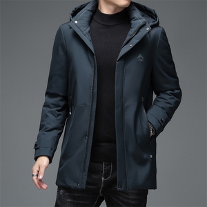 AN9803钱塘2020-3秋冬中长款男士连帽商务休闲羽绒服外套P230,男装羽绒服,钱塘207-3