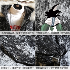 MC49005-P135日系潮棉衣男大码派克服男工装棉服外套棉袄砖墙，男装棉衣，电商A040A