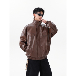 复古美拉德PU皮机车服外套     WT2553-P80-控148图片
