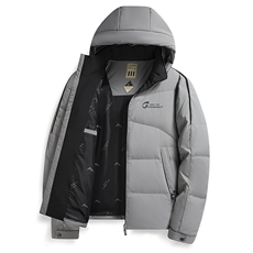 羽绒服男冬季2024新款冬装加厚潮牌工装棉服短款连帽可拆卸外套，男装羽绒服，电商B212（原钱塘6029）