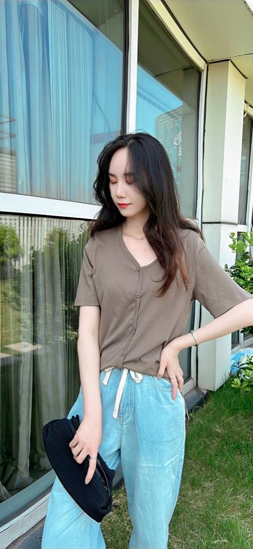 舒适弹力短袖,女装其它,著朴