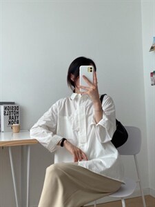 【现货】2022早春新款飘带衬衫图片