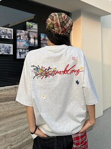 XZ809A/VVPP05/P20/控38  印花美式复古圆领T恤图片