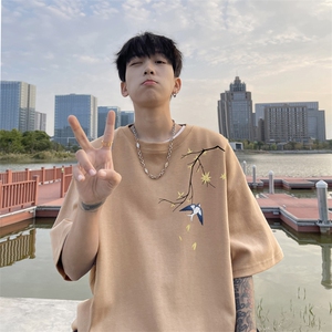 230g重磅纯棉! 夏季短袖t恤男半袖男   XT492-特P19图片