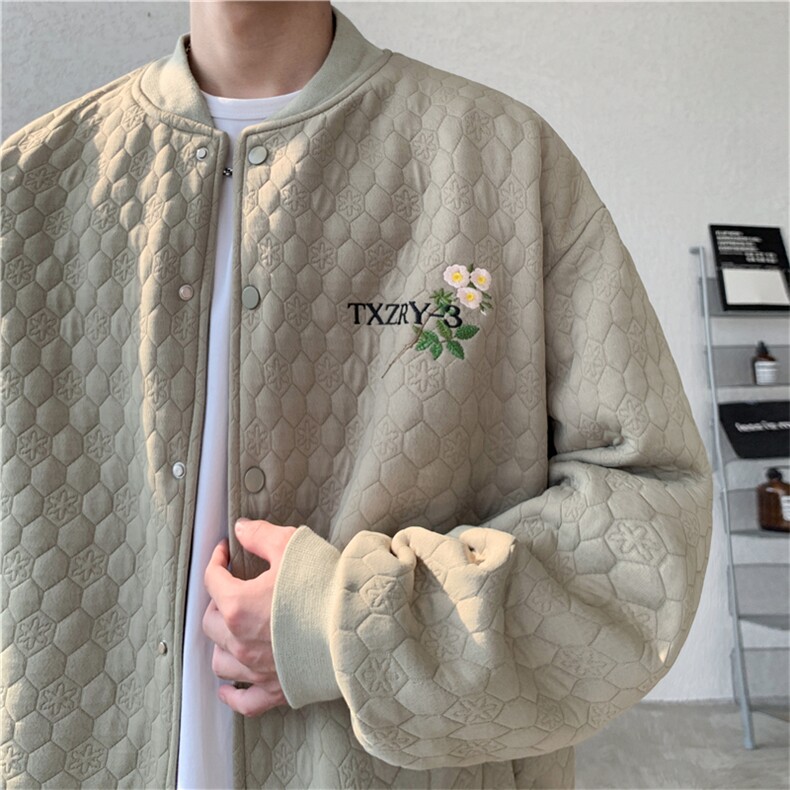 星座212A-JK6639-P100控158秋季新款重磅刺绣外套男夹克衫,男装夹克,星座212A（原A324）