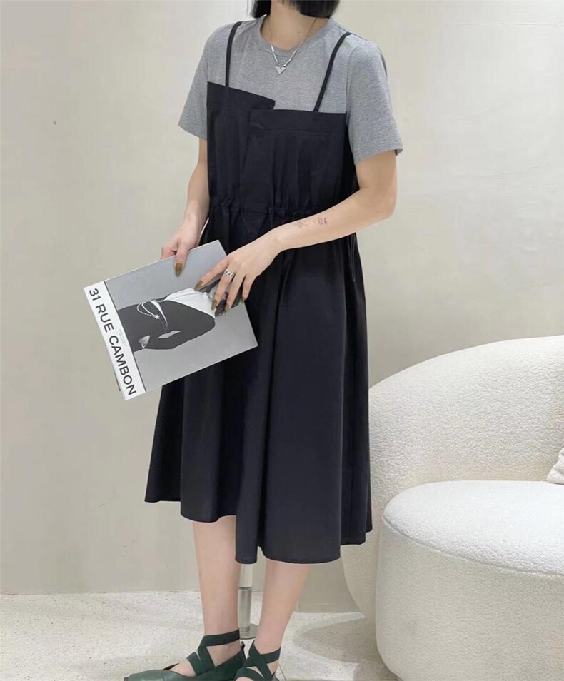 2022夏季假两件连衣裙，女装连衣裙，雷洛奇丽