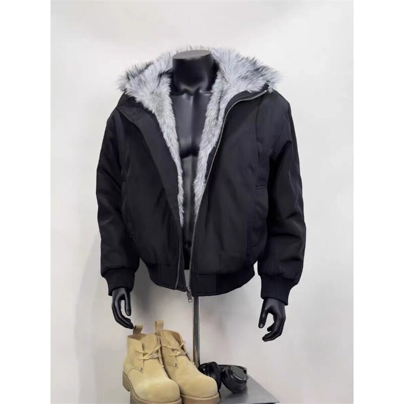 【有货】解构夹克棉服保暖座山雕cleanfit毛领外套MY8216特P116,男装夹克,星座908-1
