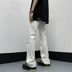 夏季美式高街破洞铆钉牛仔裤货号K750P60，男装牛仔裤，电商A063