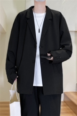 ins休闲西服男韩版潮流痞帅气小西装上衣港风潮牌单西外套dk，男装西服，星座505-2（原电商A260-1)