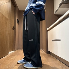 直播抖音侧拼三条杠宽松男裤休闲卫裤C408K9506P40，男装休闲裤，电商C408(原B339-1)