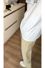 大量现货休闲裤男夏季抽绳条纹速干裤垂坠感直筒长裤DY5032-P55，男装休闲裤，电商A178