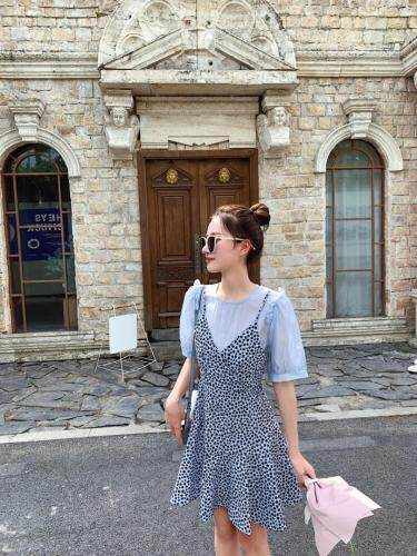 2021夏季新款，女装，V/A