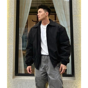 网图冬季飞行服夹克棉服加厚外套男装宽松翻领棉衣S374特批75图片