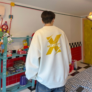 华夫格！华夫格上衣男圆领华夫格卫衣男大码长袖t恤男HY231-特P23图片